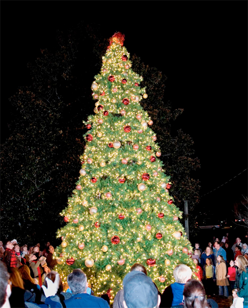 Blue Ridge Town Christmas Tree