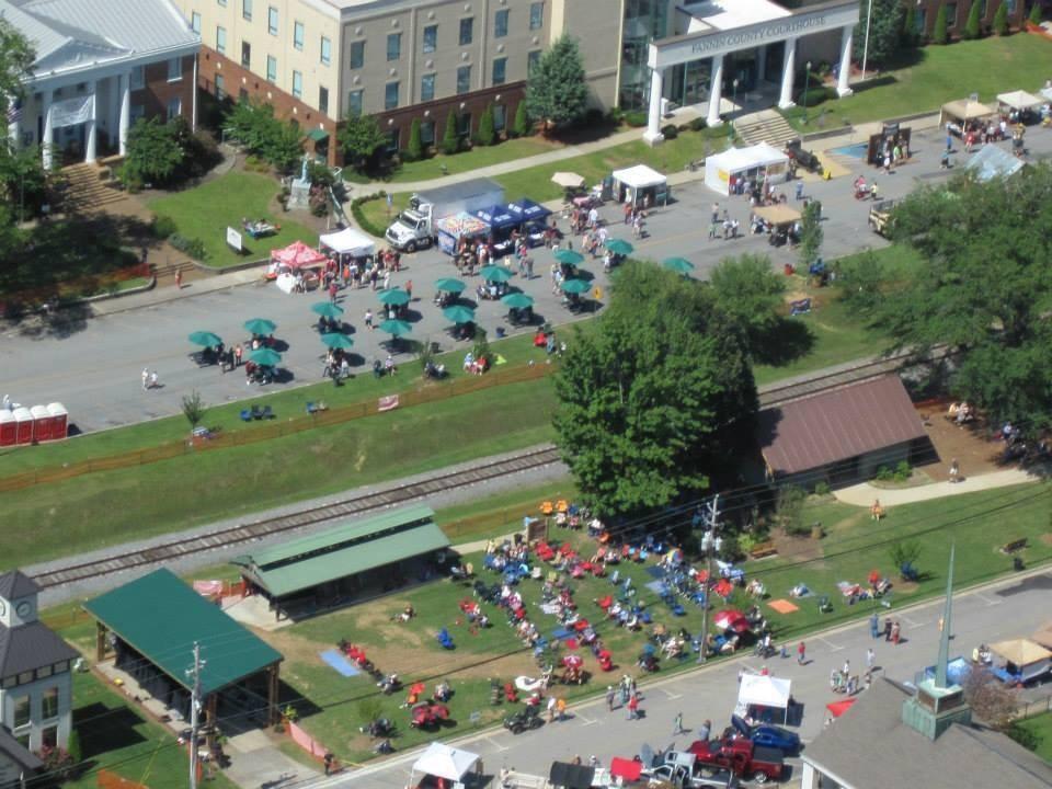 Blue Ridge BBQ & Blues Festival From Above