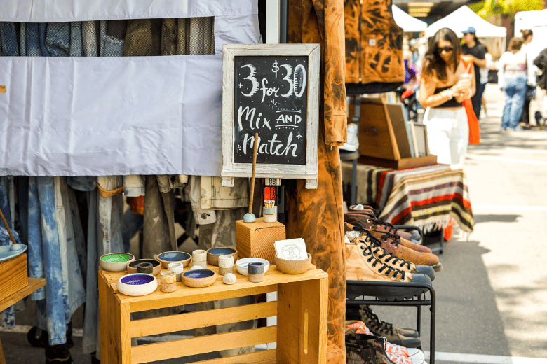 A Craft Vendors Stall