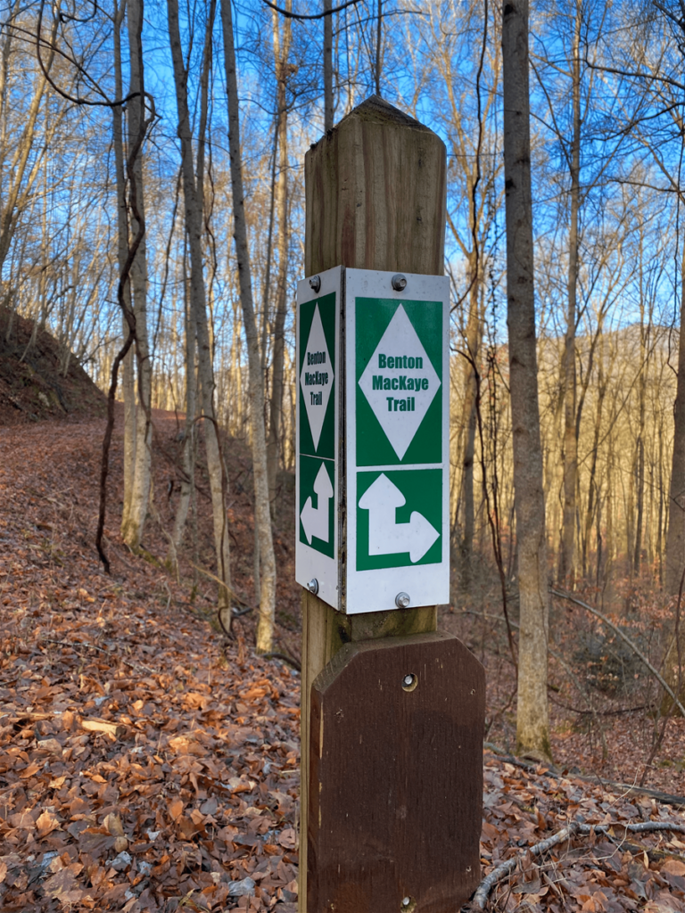Benton MacKaye Trail Marker