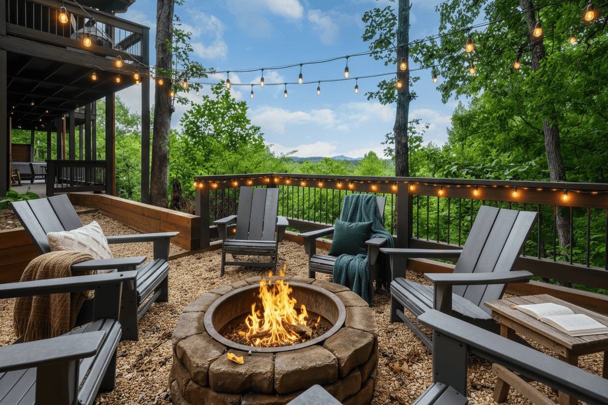 Fire Ring and Chairs