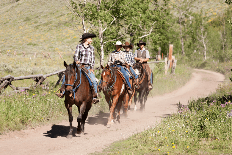 People Riding Horses