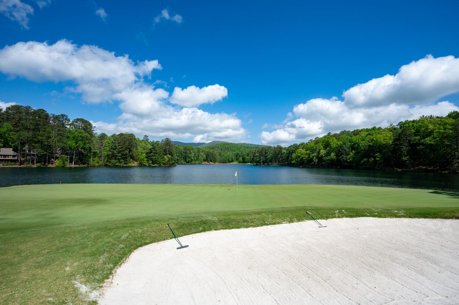 Sand Trap on Big Canoe Golf Course