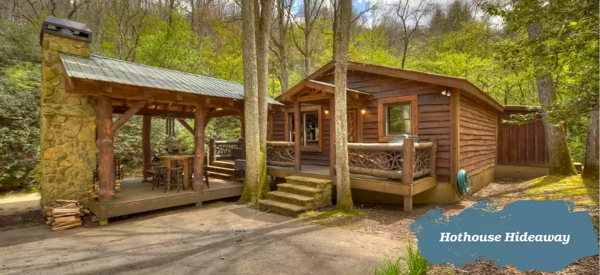 Front of Hothouse Hideaway Vacation Rental