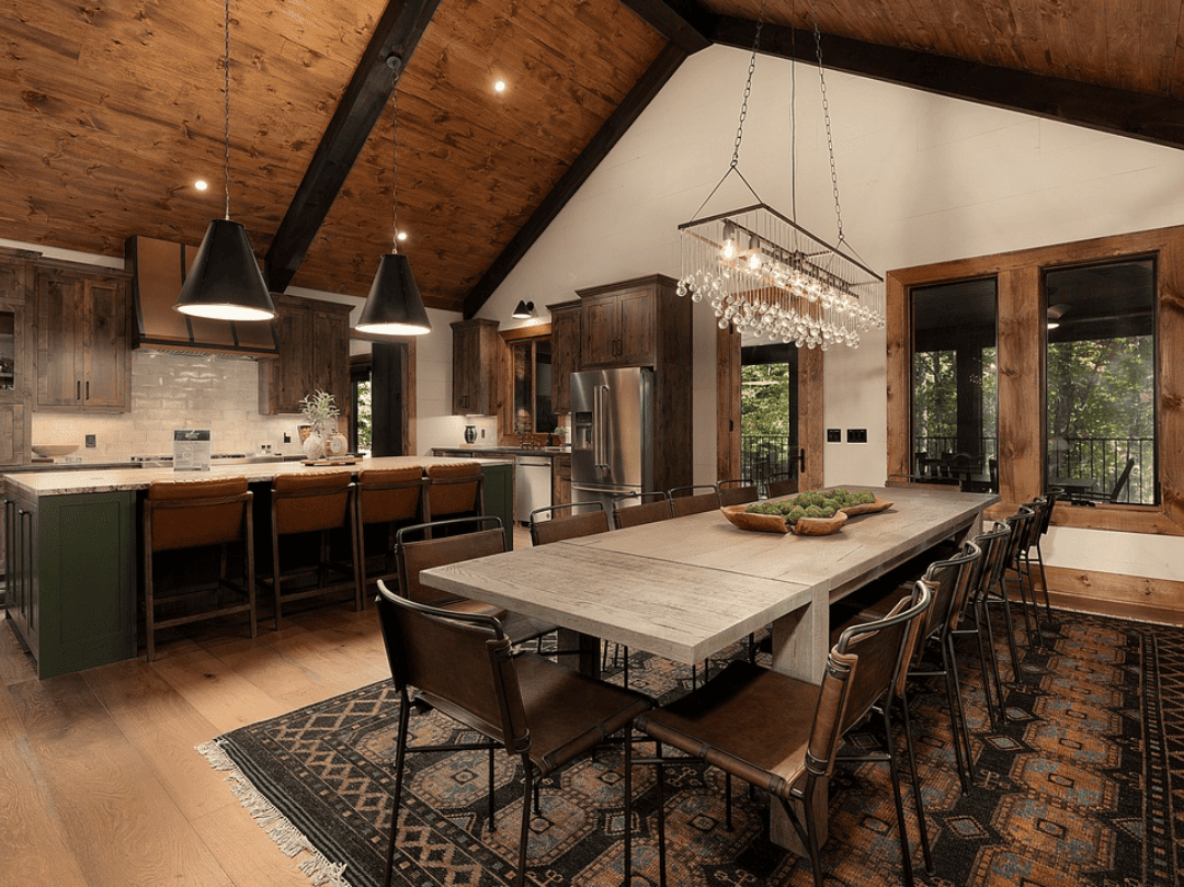Iron Tree Lodge Kitchen and Table
