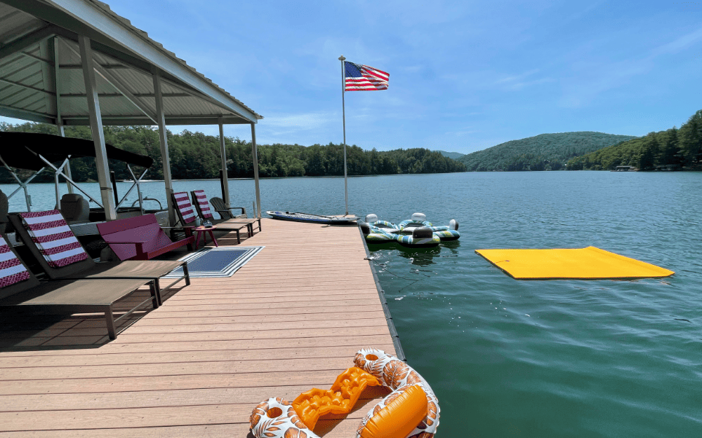 Dock on Lake Blue Ridge