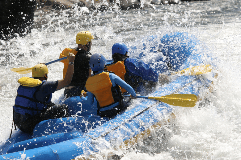 People White Water Rafting