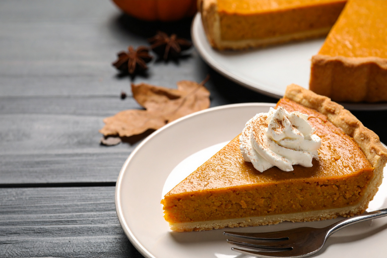 Pumpkin Pie Slice