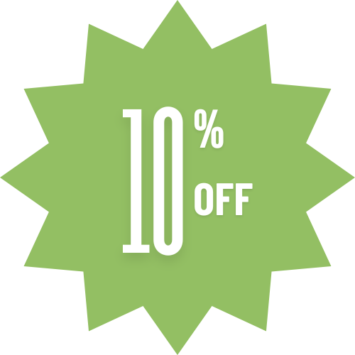 10% off Sticker