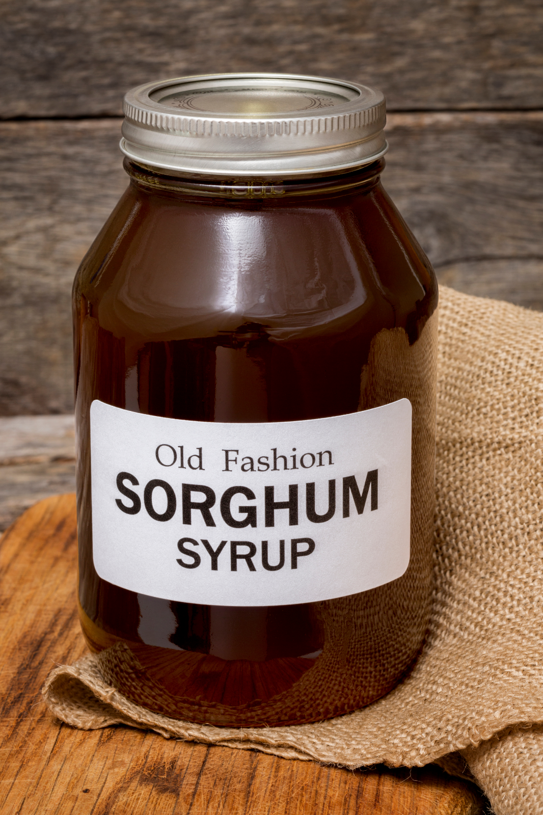 Sorghum syrup in a Jar