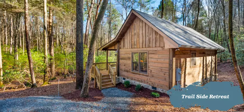 Fron of Trail Side Retreat